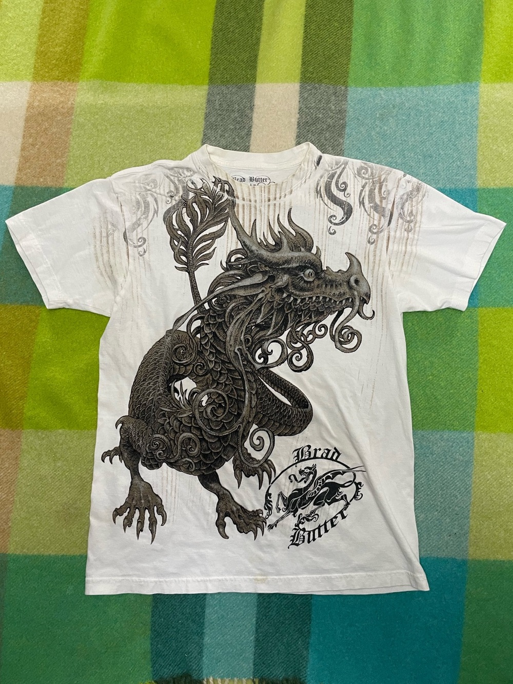 Vintage Y2K Brad Butter Graphic T-Shirt